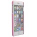 iPhone 6 6s 4.7 - Luxury PU Leather Lion Stand Snake Skin Pattern PC Hard Protective Phone Cover Case - Pink